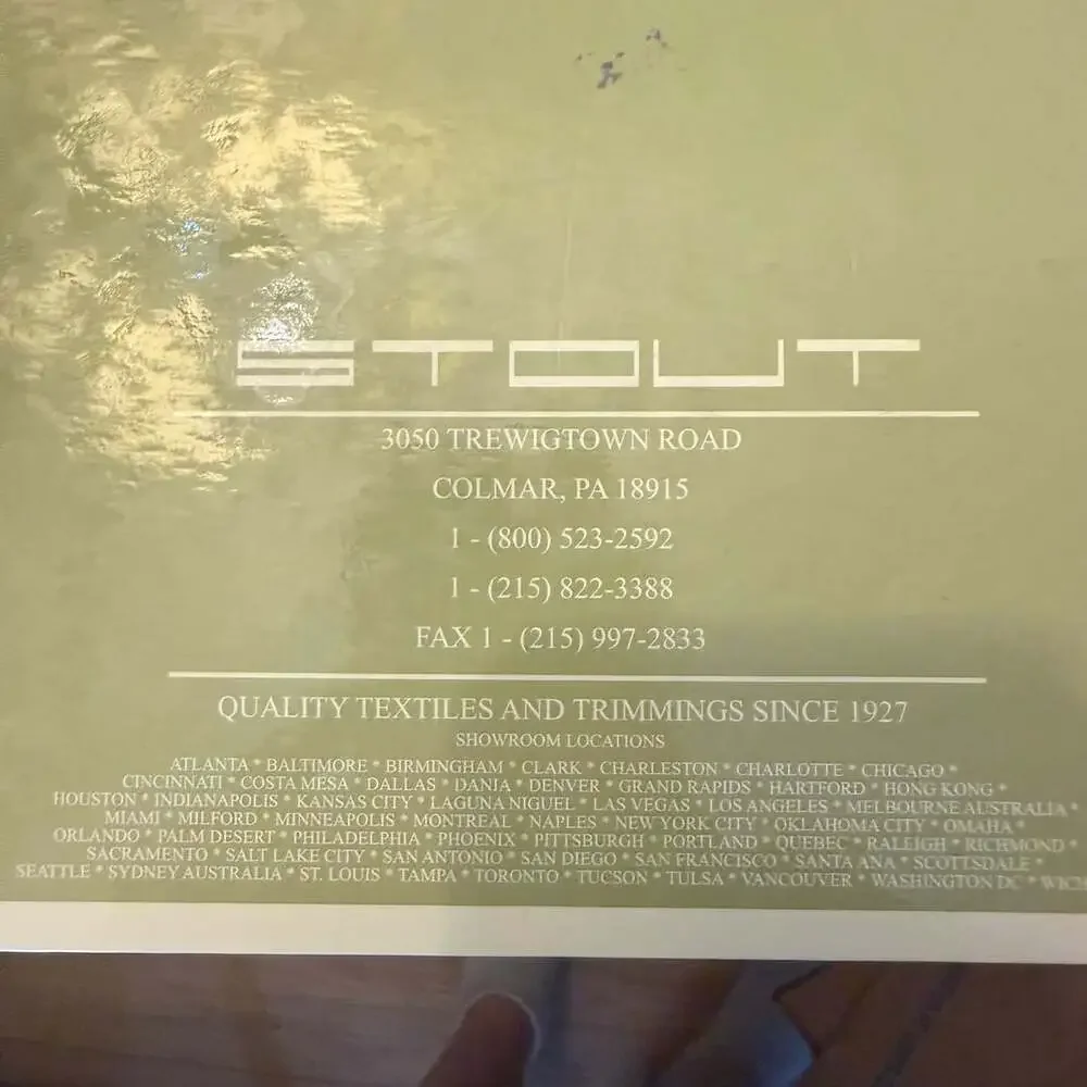 Stout Melody Trimmings & Braids Book 1161